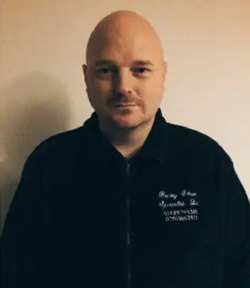 Chris Myerscough Photo of Chris Myerscough, owner of Botely Carpet Cleaners